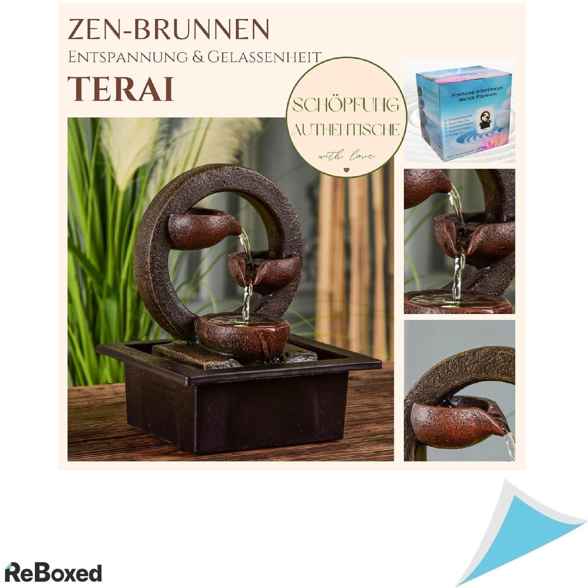 Zen'Light Zen Terai Fantana de Interior LED