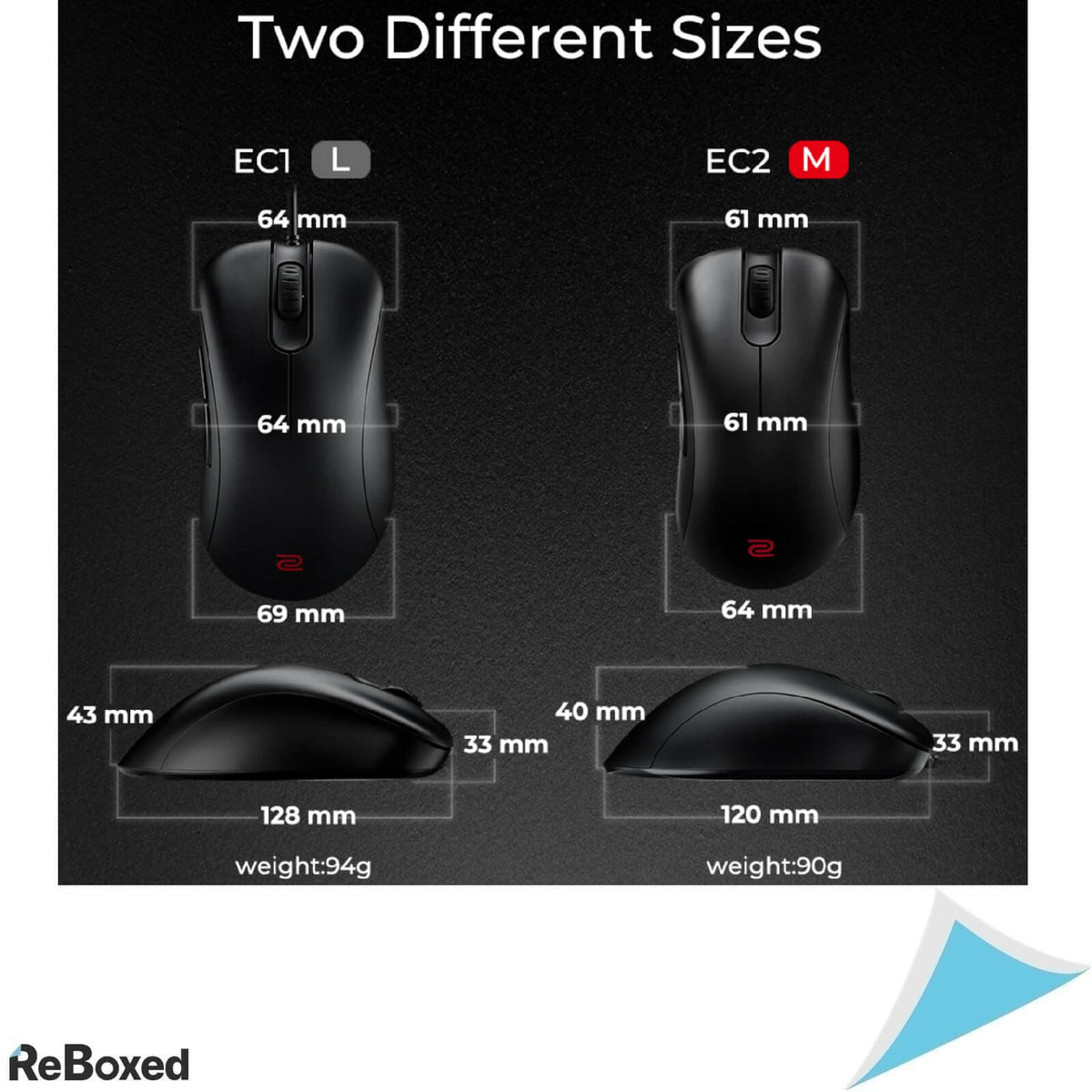 Zowie EC2 Negru Mouse Asimetric Gaming Competitie eSports