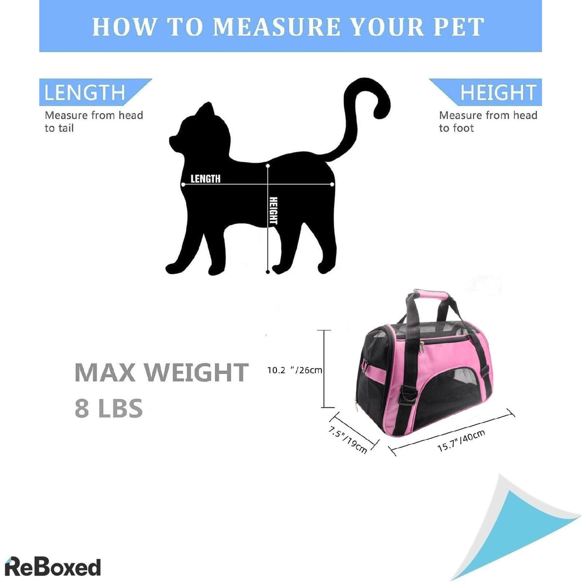 ZvoanSem Geanta de Transport pentru Animale de Companie Mici Marimea S