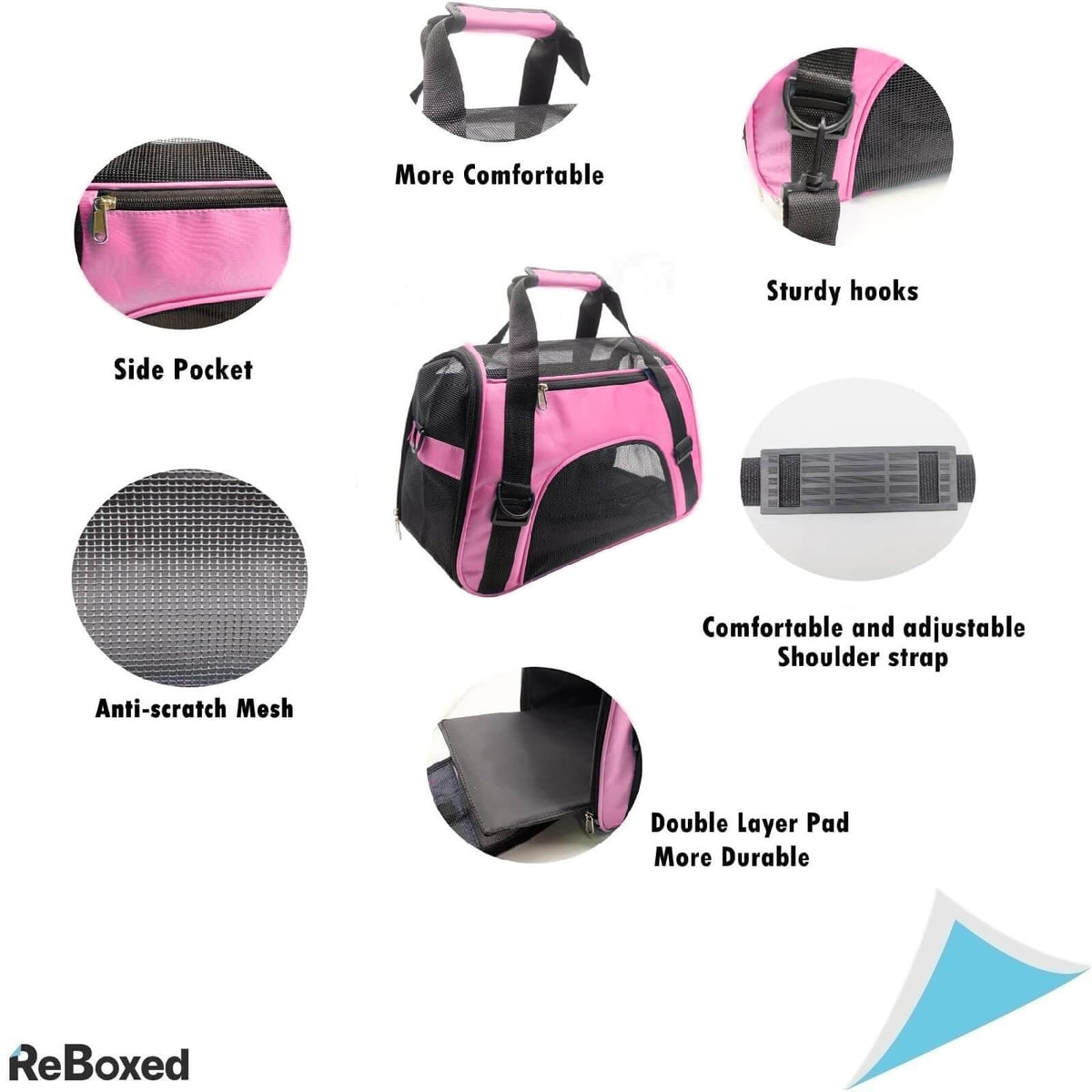 ZvoanSem Geanta de Transport pentru Animale de Companie Mici Marimea S