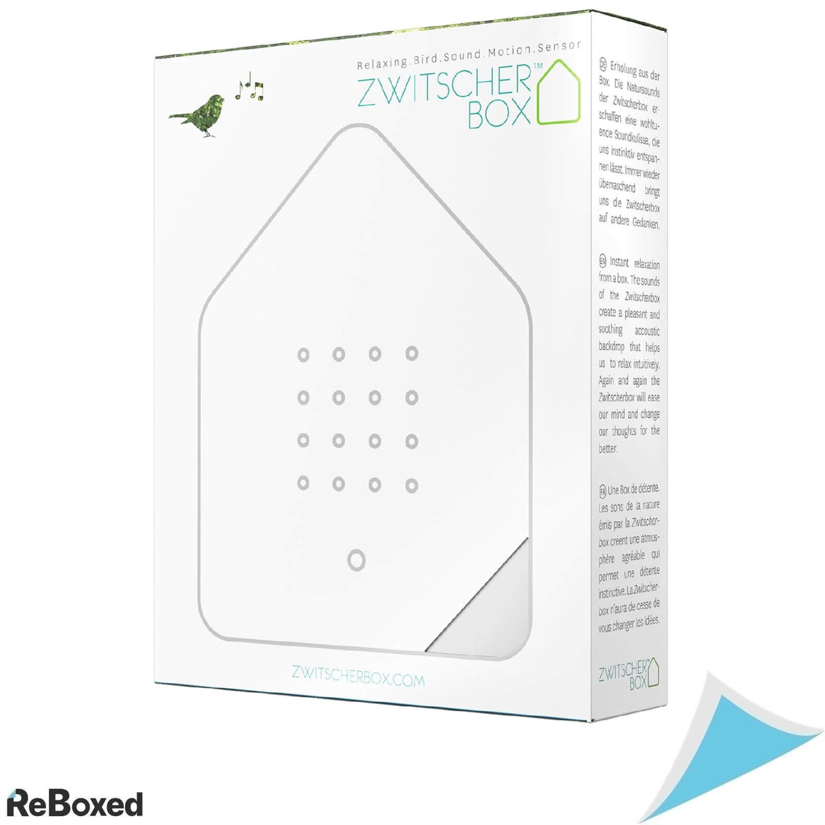 Zwitscherbox Classic Audiobox cu Sunete de Pasari Alb