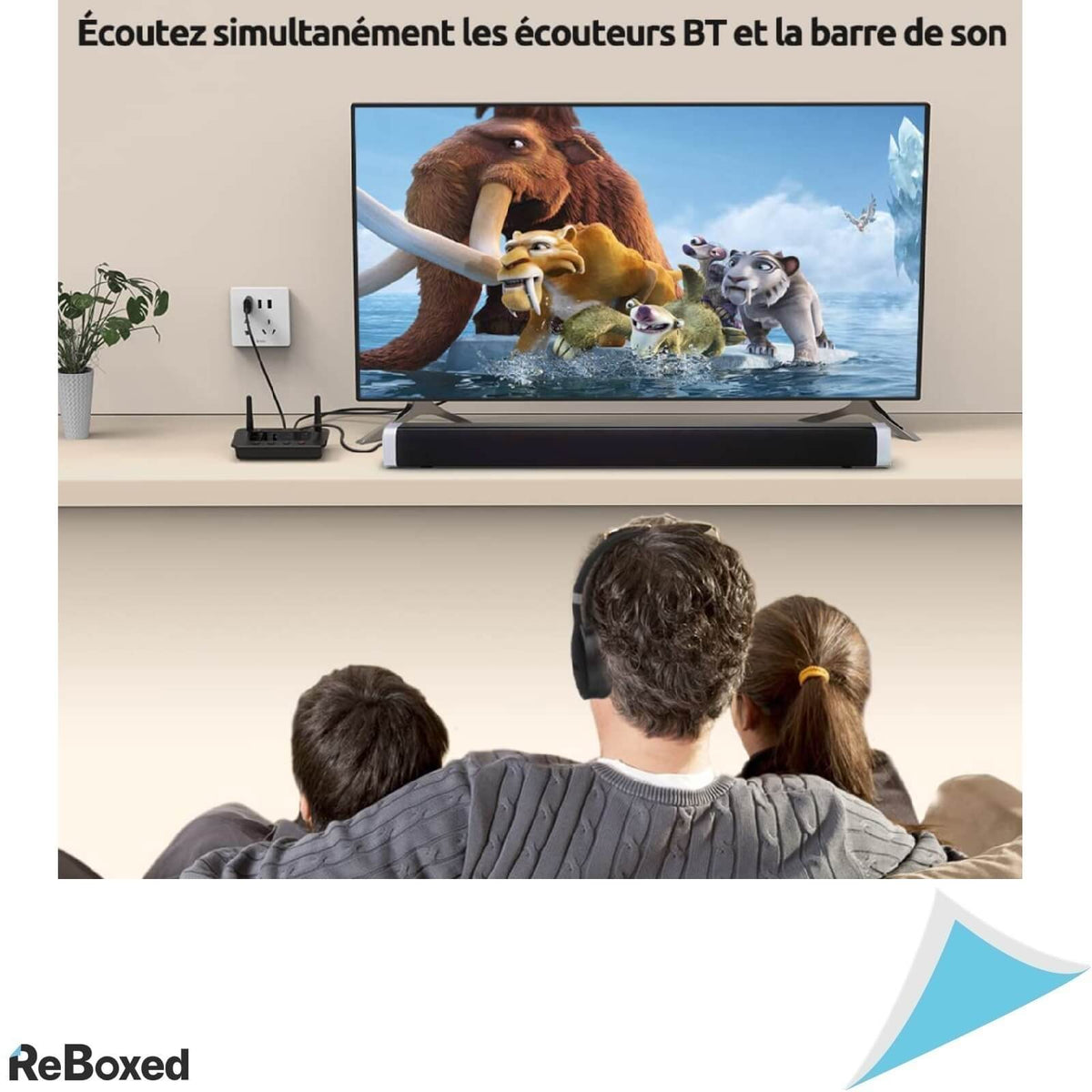 1mii B03 Receptor si Transmitator Bluetooth 5.0 aptX HD AAC 80 metri