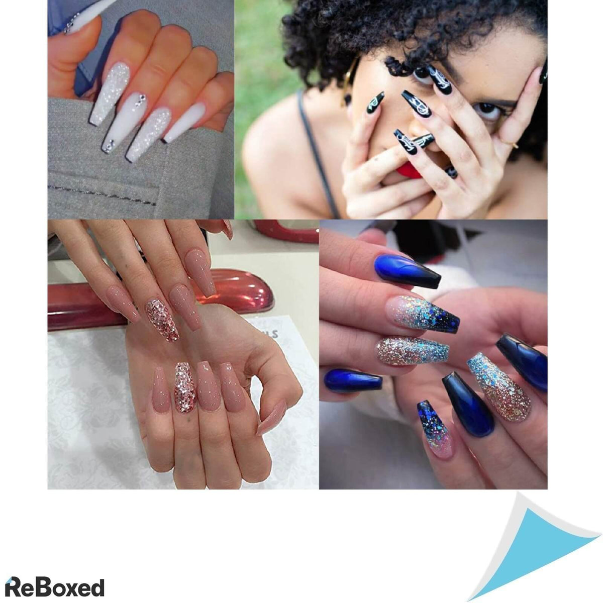 Tipsuri Unghii False pentru Acoperire Acrilica 500 bucati