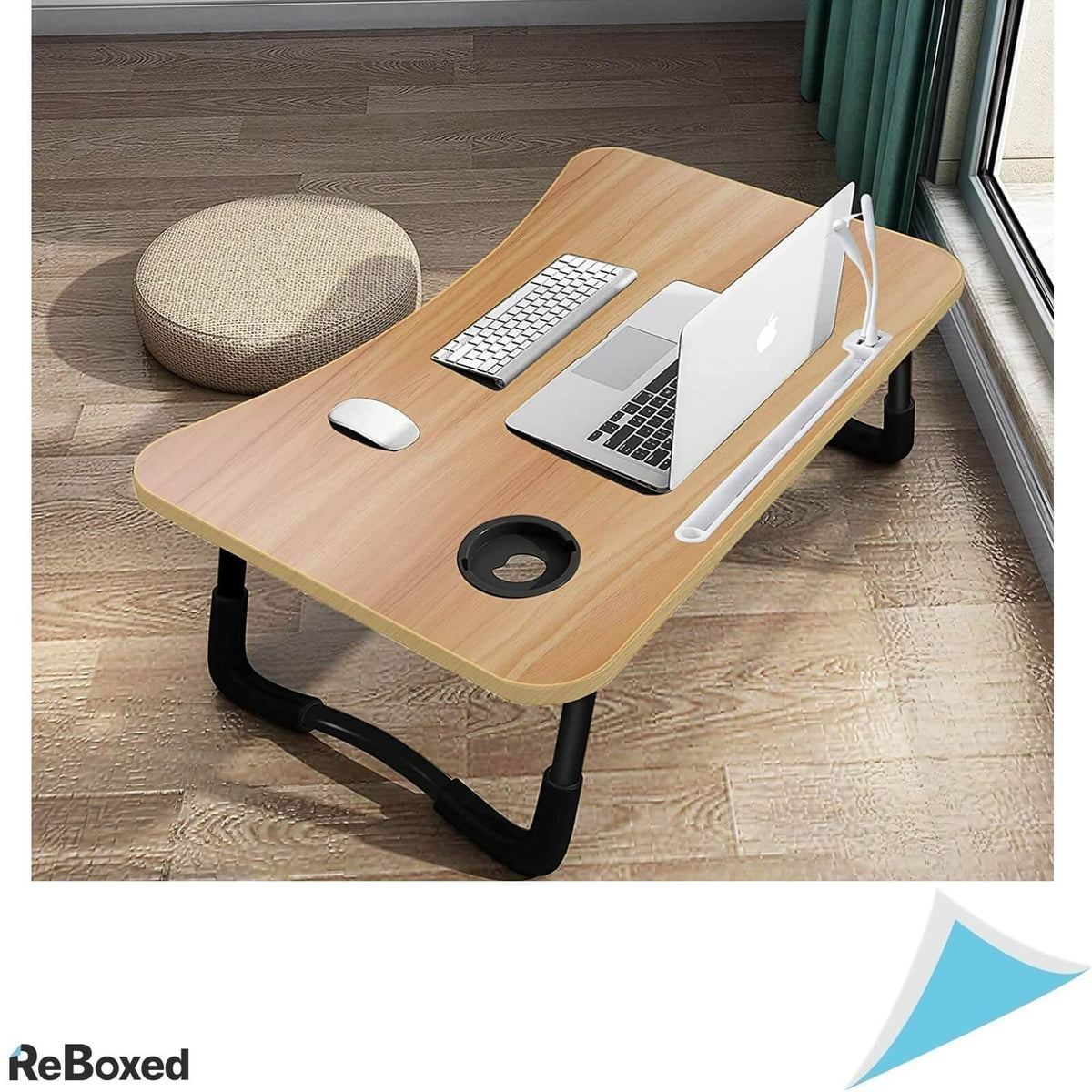 A3A Masa Pliabila pentru Laptop 60x40 cm cu 4 Porturi USB slot Pahar