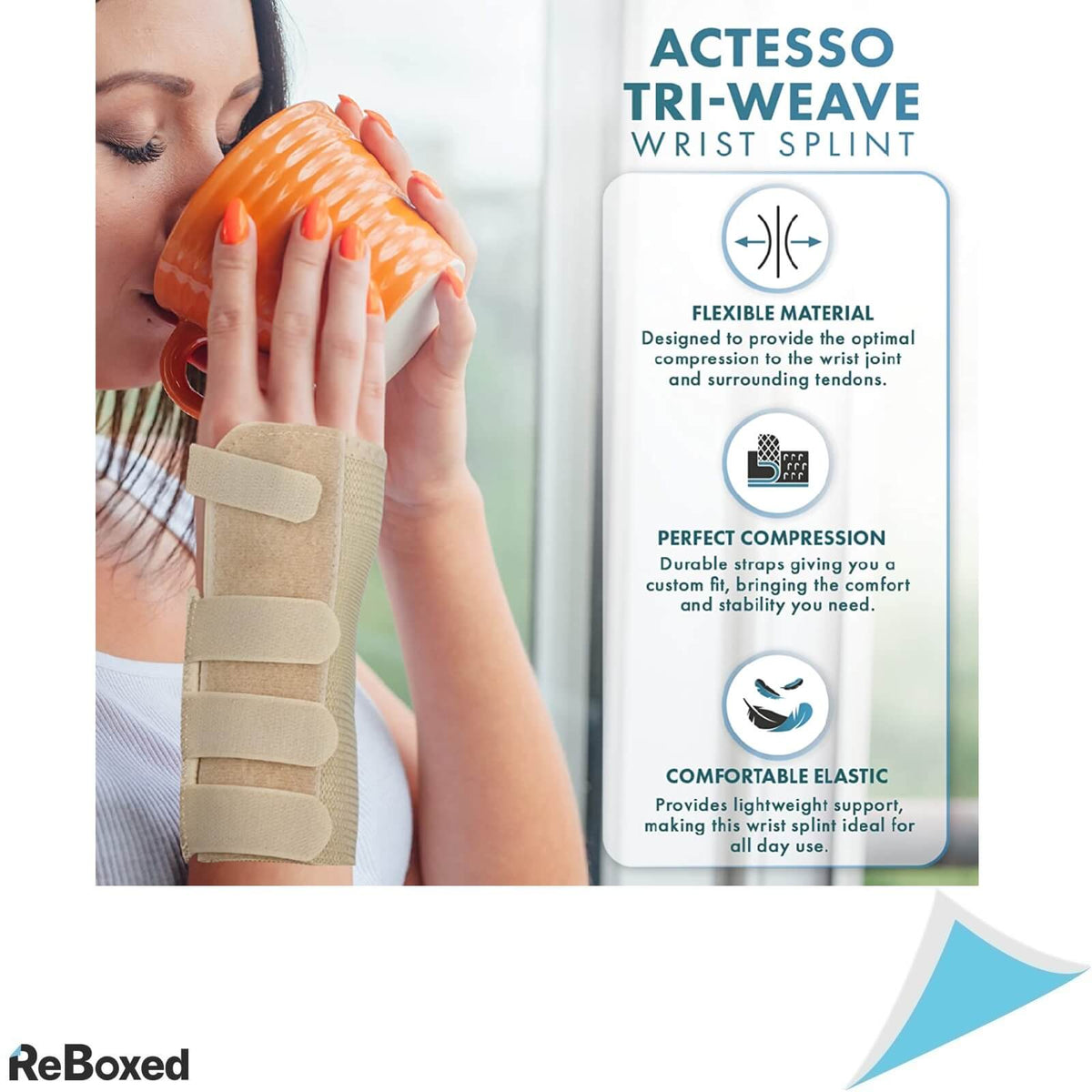 Actesso Imobilizator Elastic cu Atela Metalica Incheietura Mana