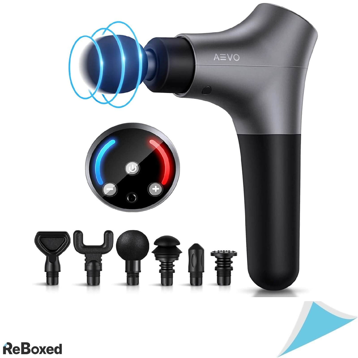 Aevo Pistol Masaj Muscular 3200rpm 6 capete de Masaj