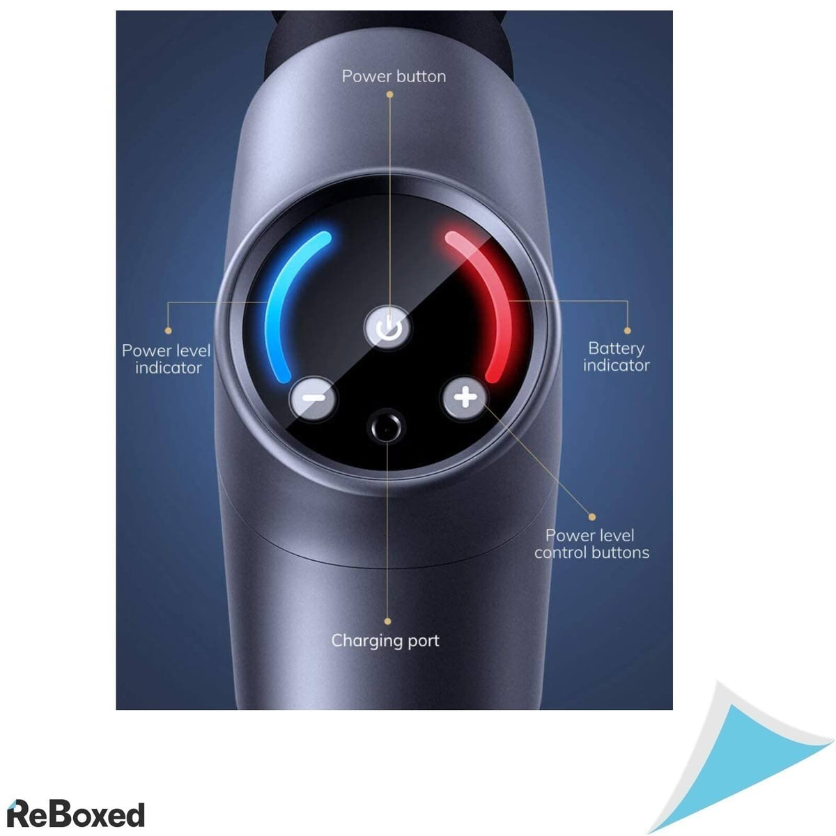 Aevo Pistol Masaj Muscular 3200rpm 6 capete de Masaj