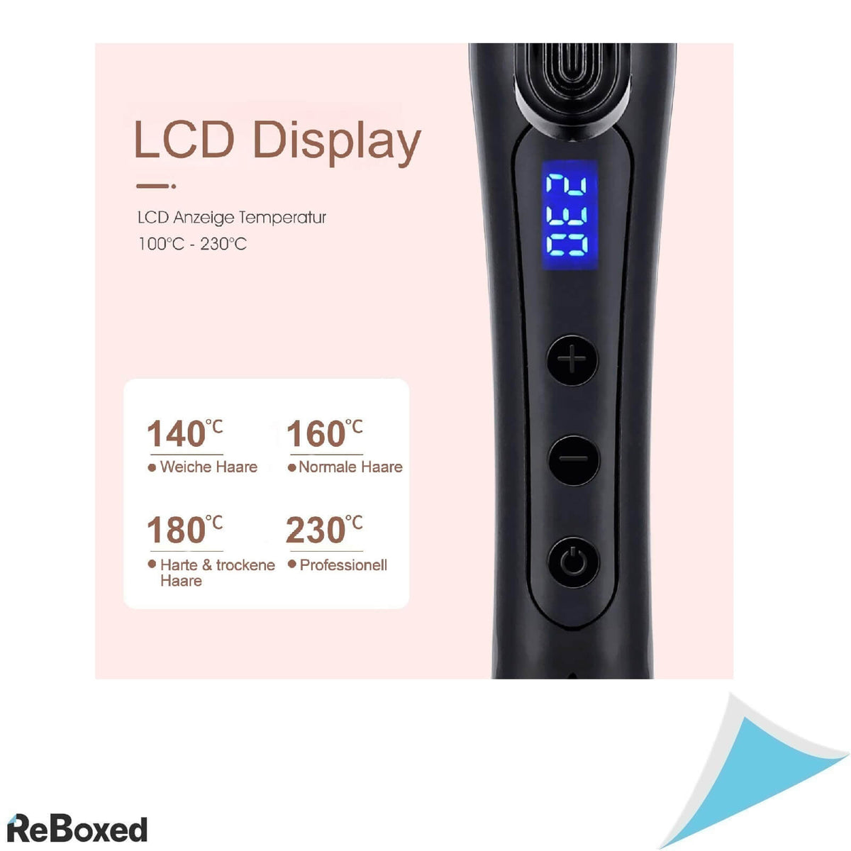 Aibesser Ondulator Ceramic 25 mm Ecran LCD 100-230 grade