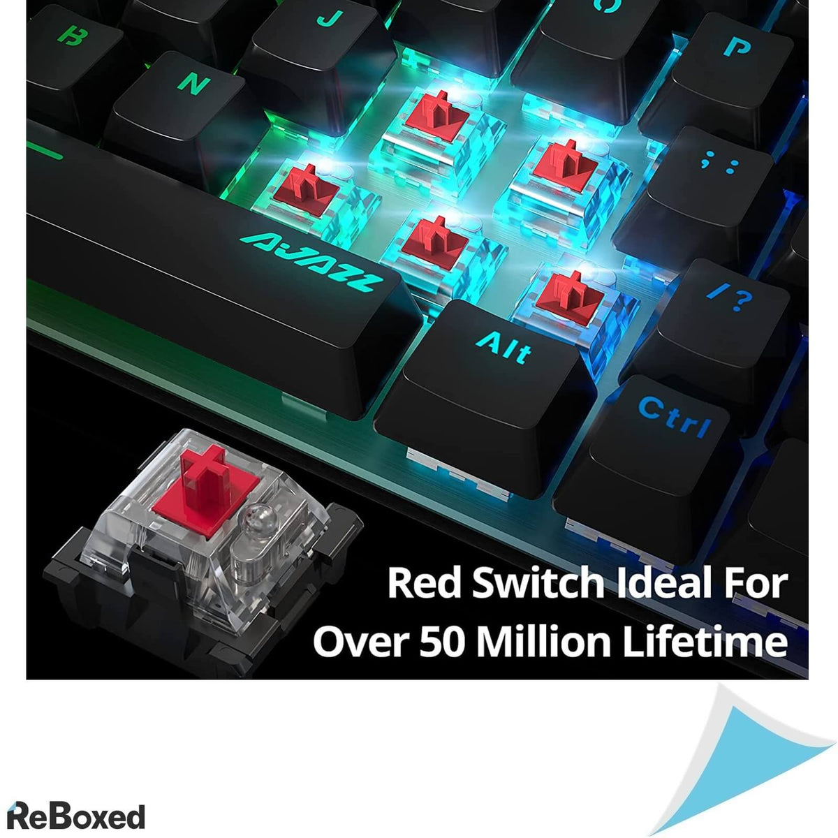 AJAZZ AK33 RGB Tastatura Mecanica Gaming cu Fir