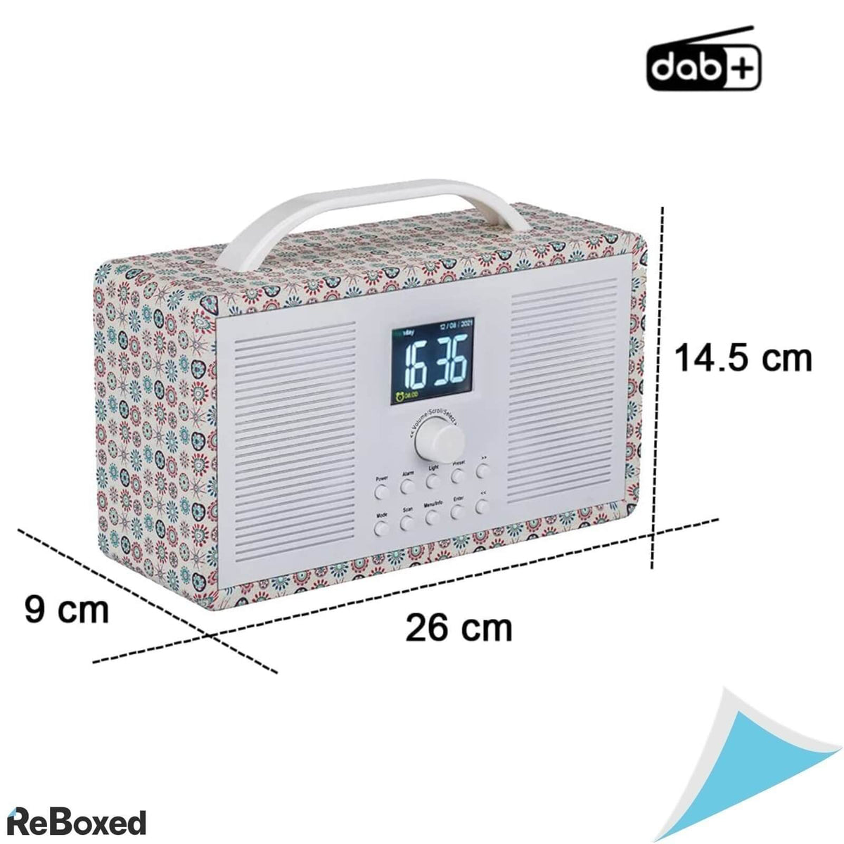 Alano Radio LCD 2.4 Color Retro FM DAB+ Bluetooth Aux
