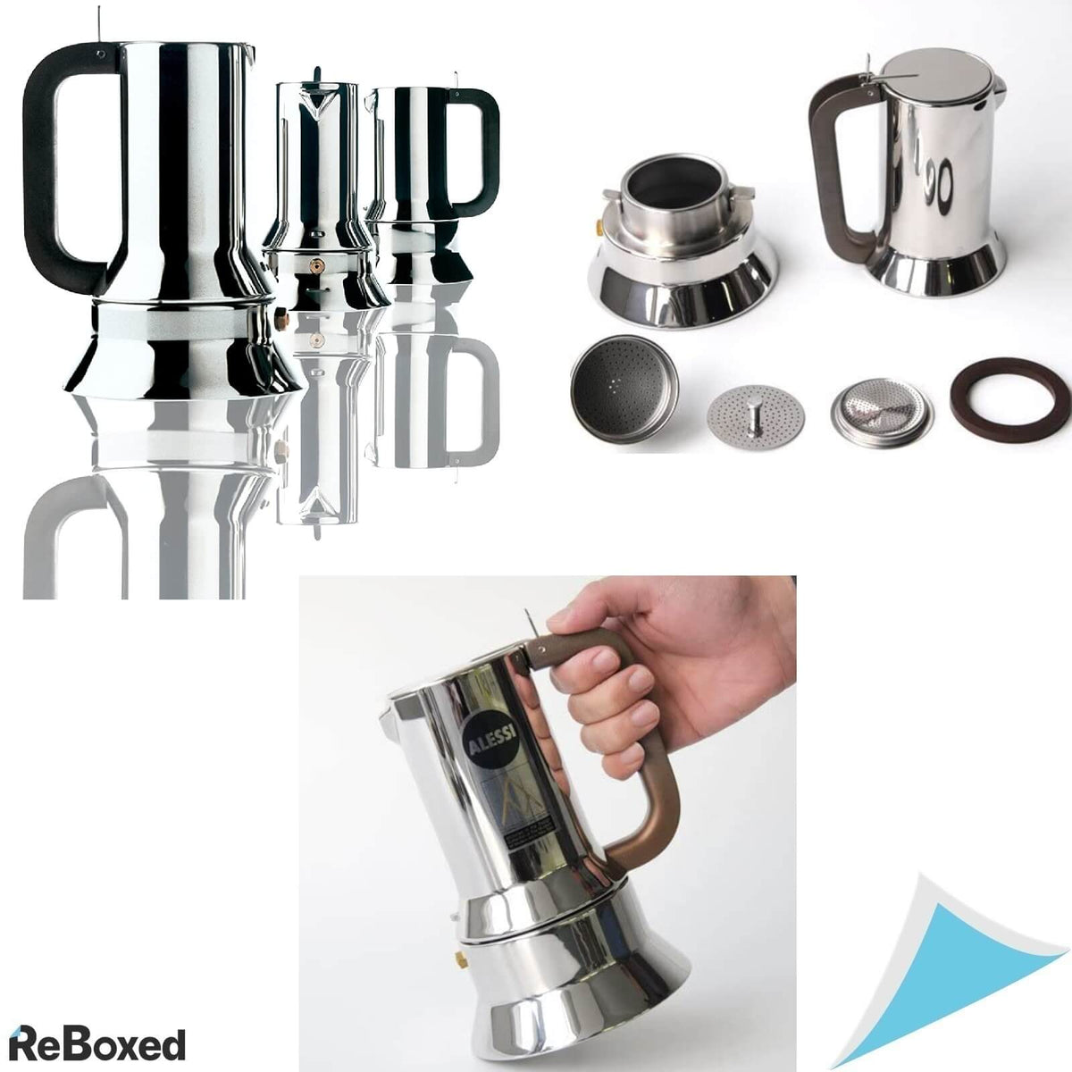 Alessi 9090 Aparat pentru Espresso 6 cesti by Richard Sapper