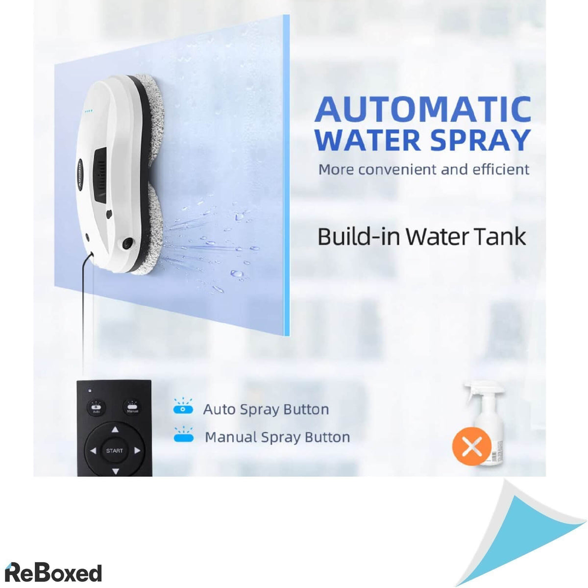 AlfaBot X7 Robot Inteligent Curatarea Geamurilor Telecomanda