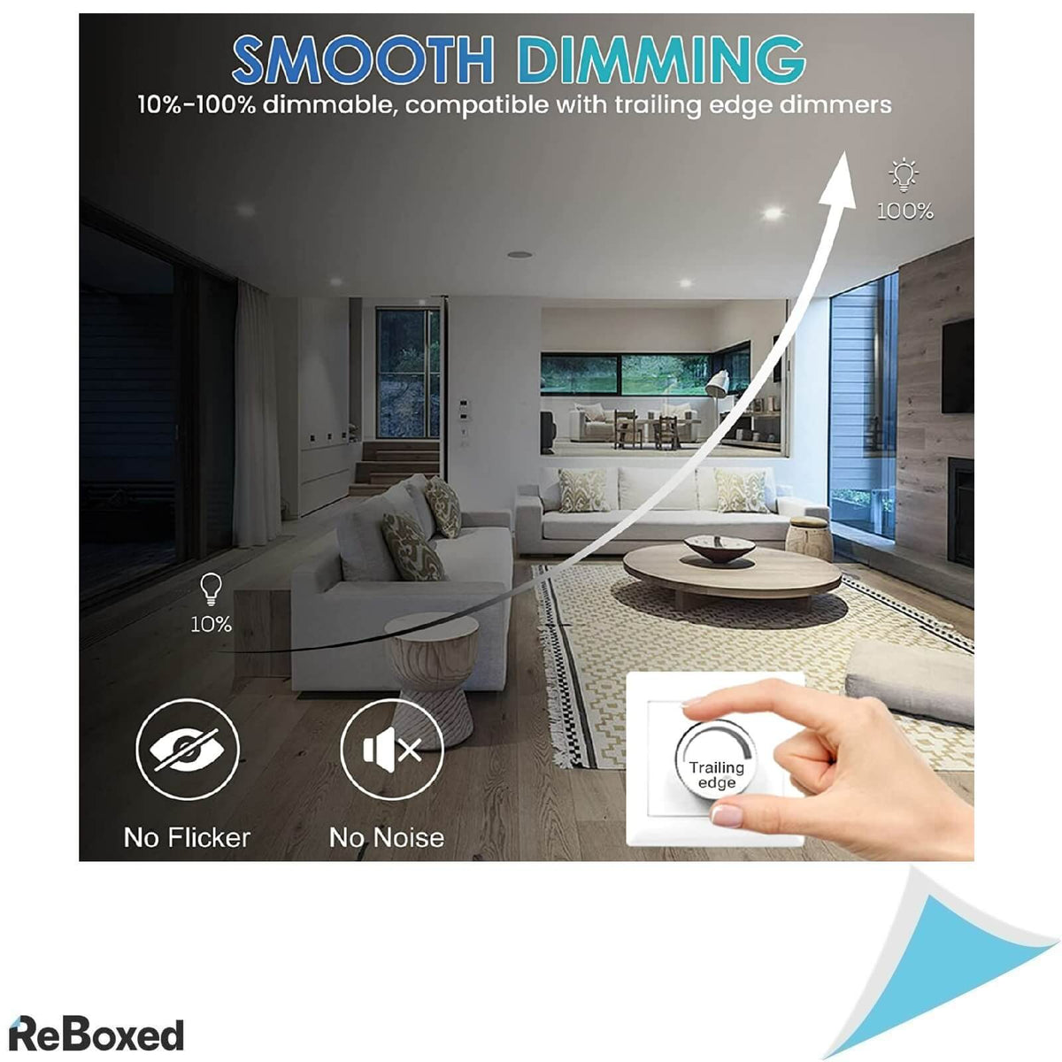 Alusso Set 12 Spoturi LED 113mm Incastrabile 10W 850lm Dimabile