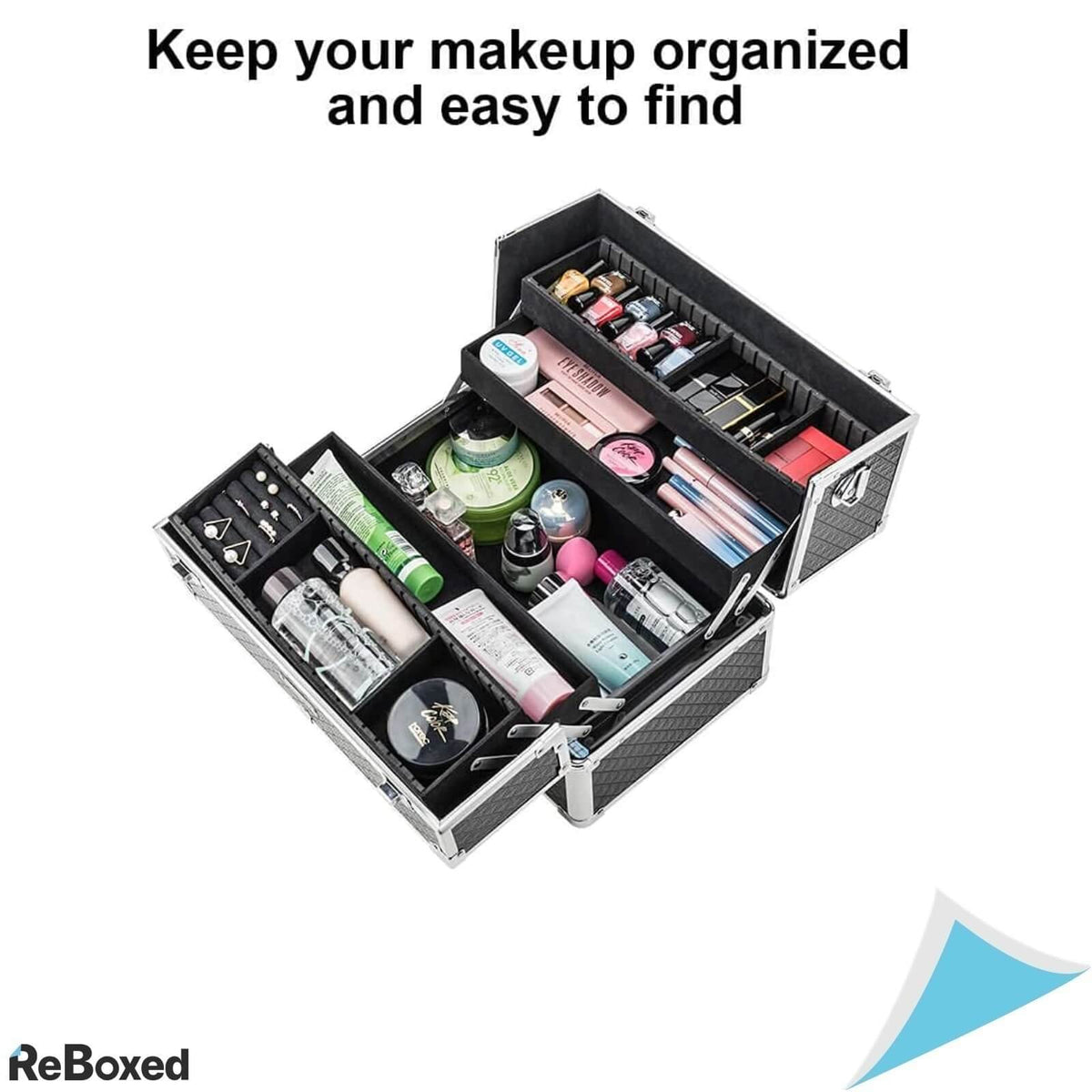 Amasava Geanta Mare Profesionala Makeup si Bijuterii cu Incuietoare