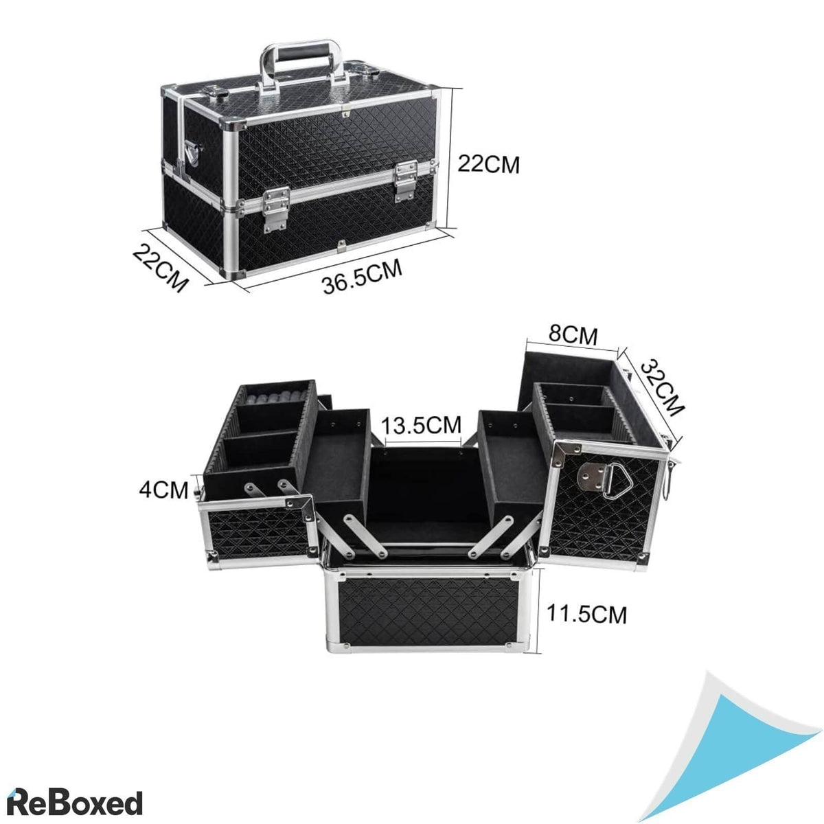 Amasava Geanta Mare Profesionala Makeup si Bijuterii cu Incuietoare