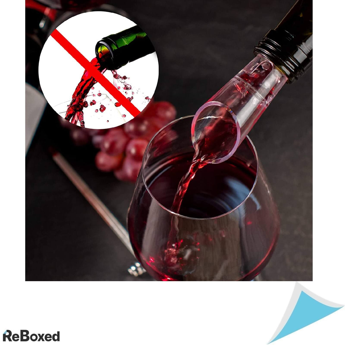 Amavel Sommelier Set 10 Accesorii Profesionale Vin in Cutie Lemn