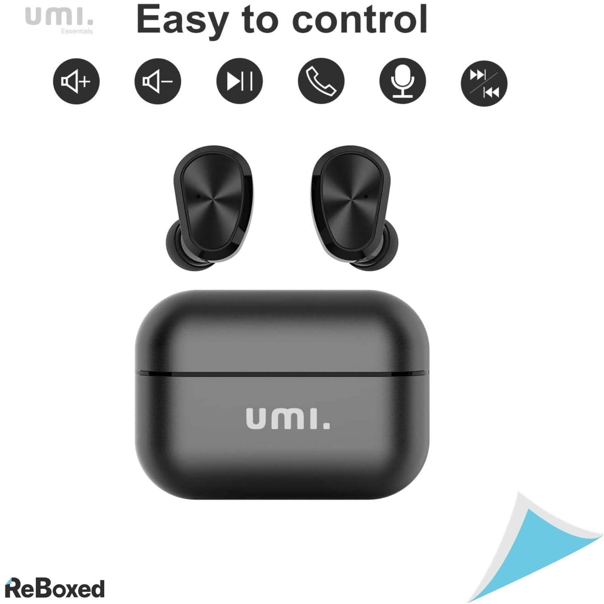 Umi W5s Black Casca Bluetooth 5.2 IPX7 cu Microfon