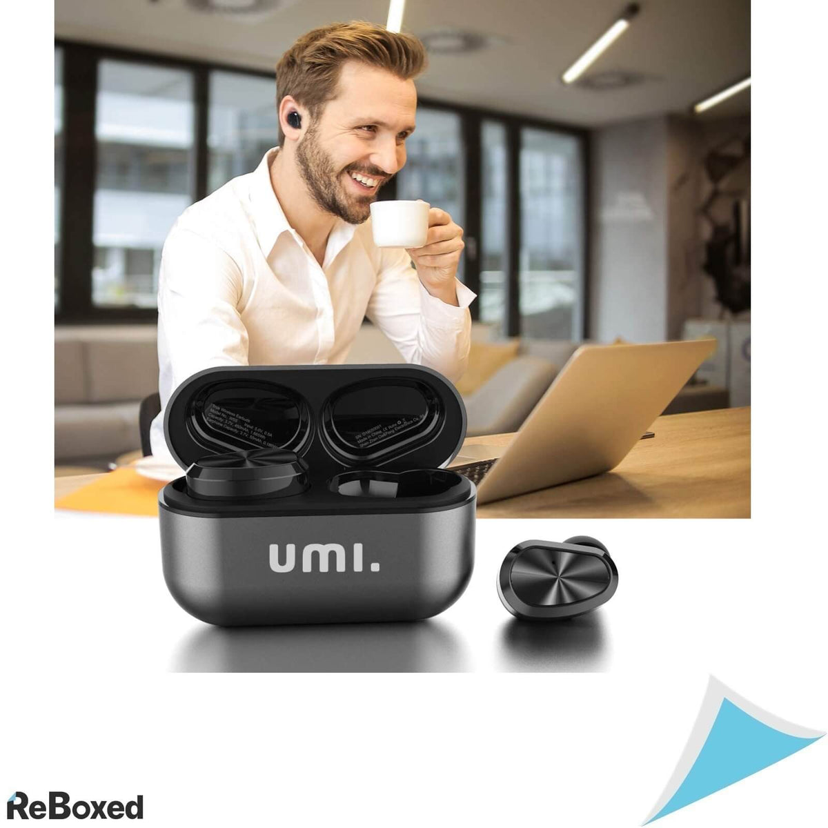 Umi W5s Black Casca Bluetooth 5.2 IPX7 cu Microfon