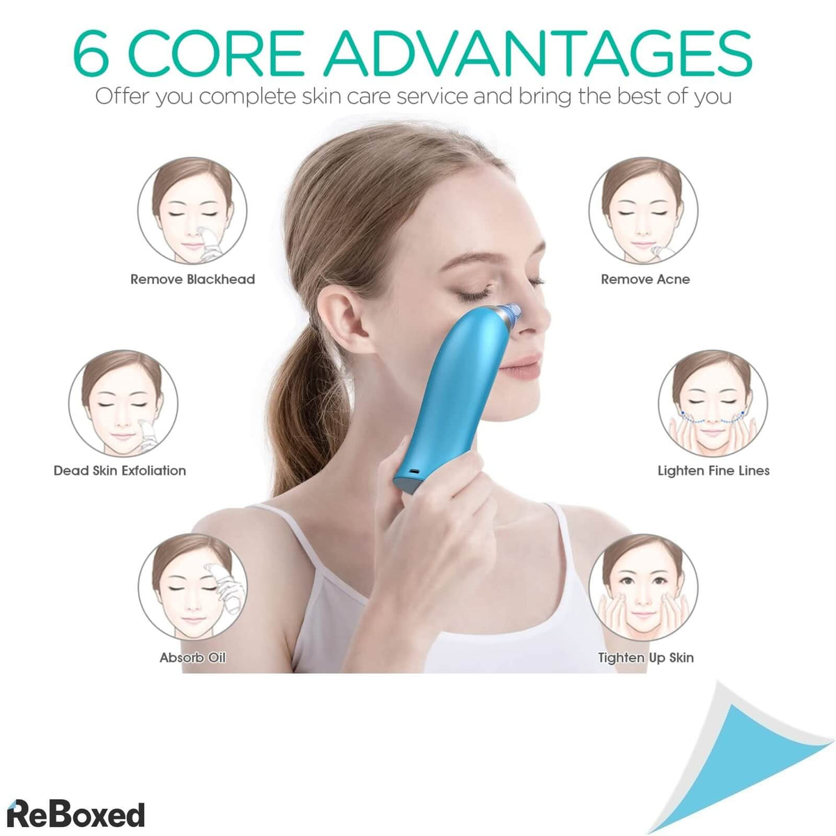 Amazon Umi Aparat Vacuum USB Ingrijire Faciala 5 Capete