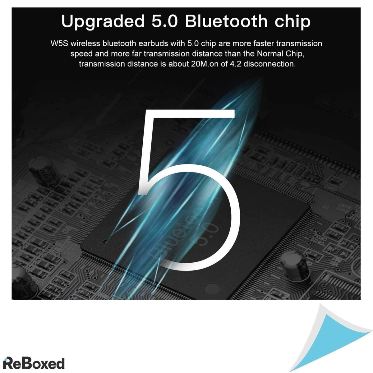 Umi W5s Blue Casca Bluetooth 5.2 IPX7 cu Microfon