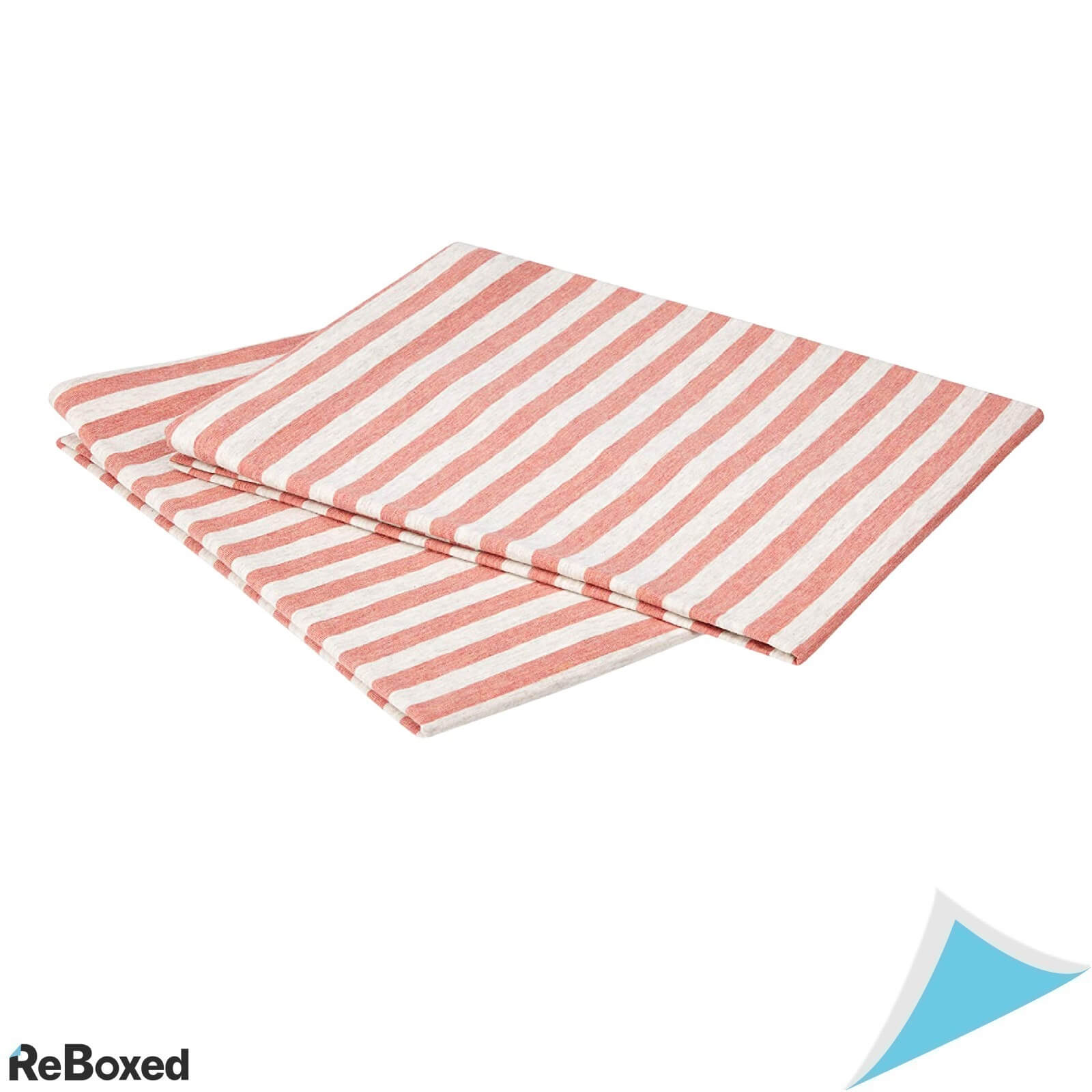 Set Doua Fete de Perna 65x65cm Amazon Basics Jersey Dungi Rosu