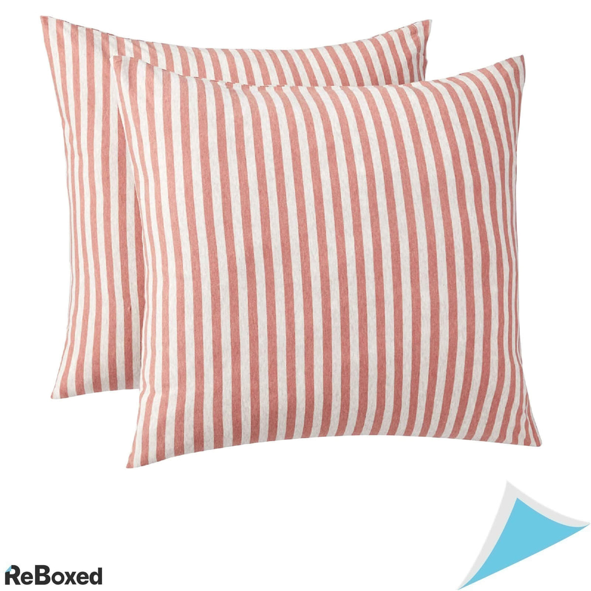 Set Doua Fete de Perna 65x65cm Amazon Basics Jersey Dungi Rosu