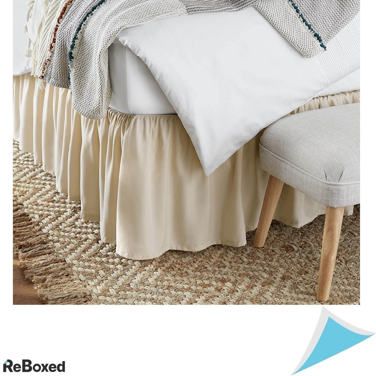 AmazonBasics Queen Husa Pat 203x152x41 cm Beige