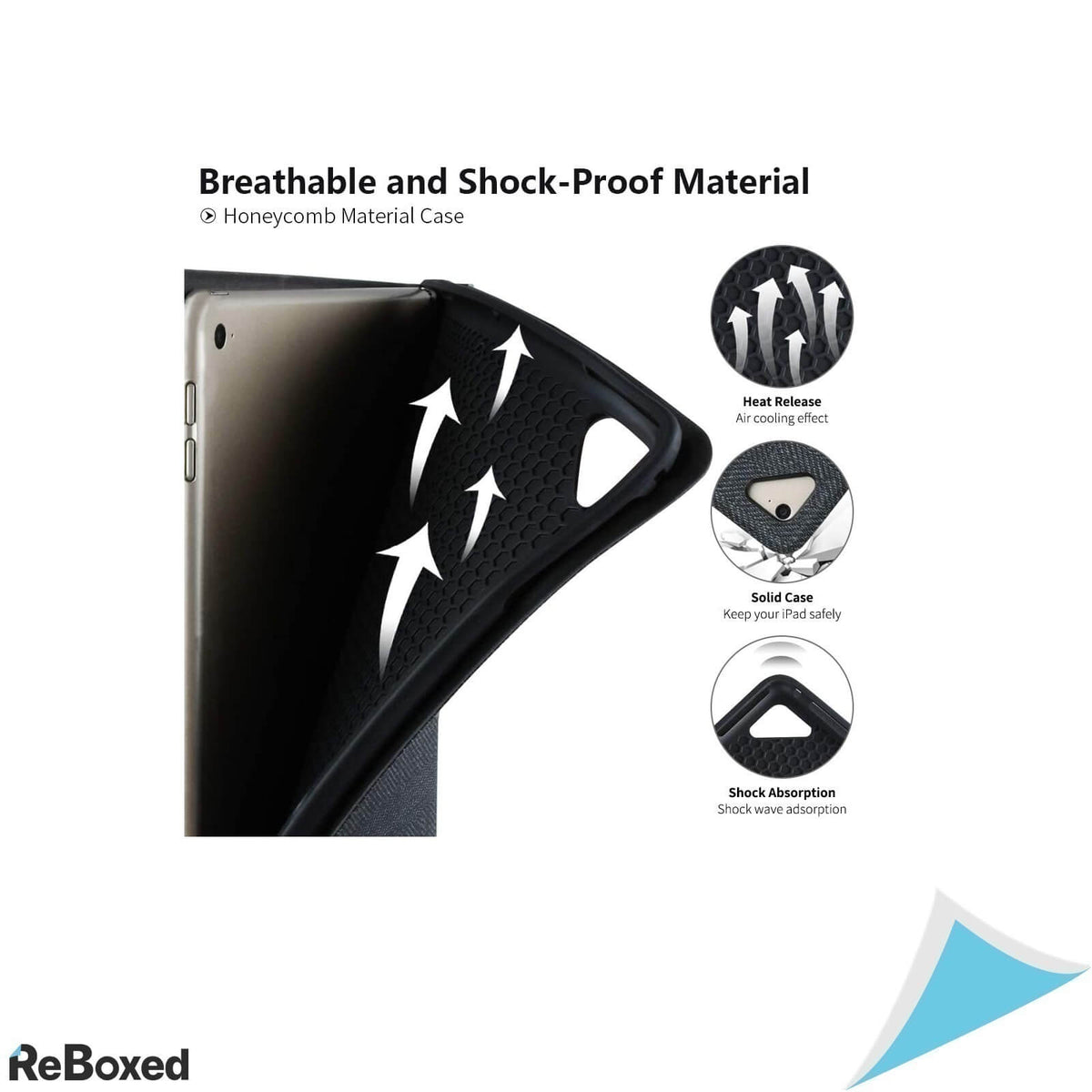 AmzCase Husa Apple iPad 9.7 cu Tastatura Bluetooth si Suport Apple Pen