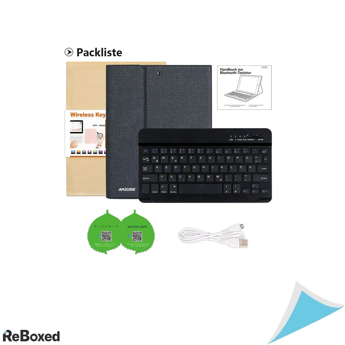 AmzCase Husa Apple iPad 9.7 cu Tastatura Bluetooth si Suport Apple Pen