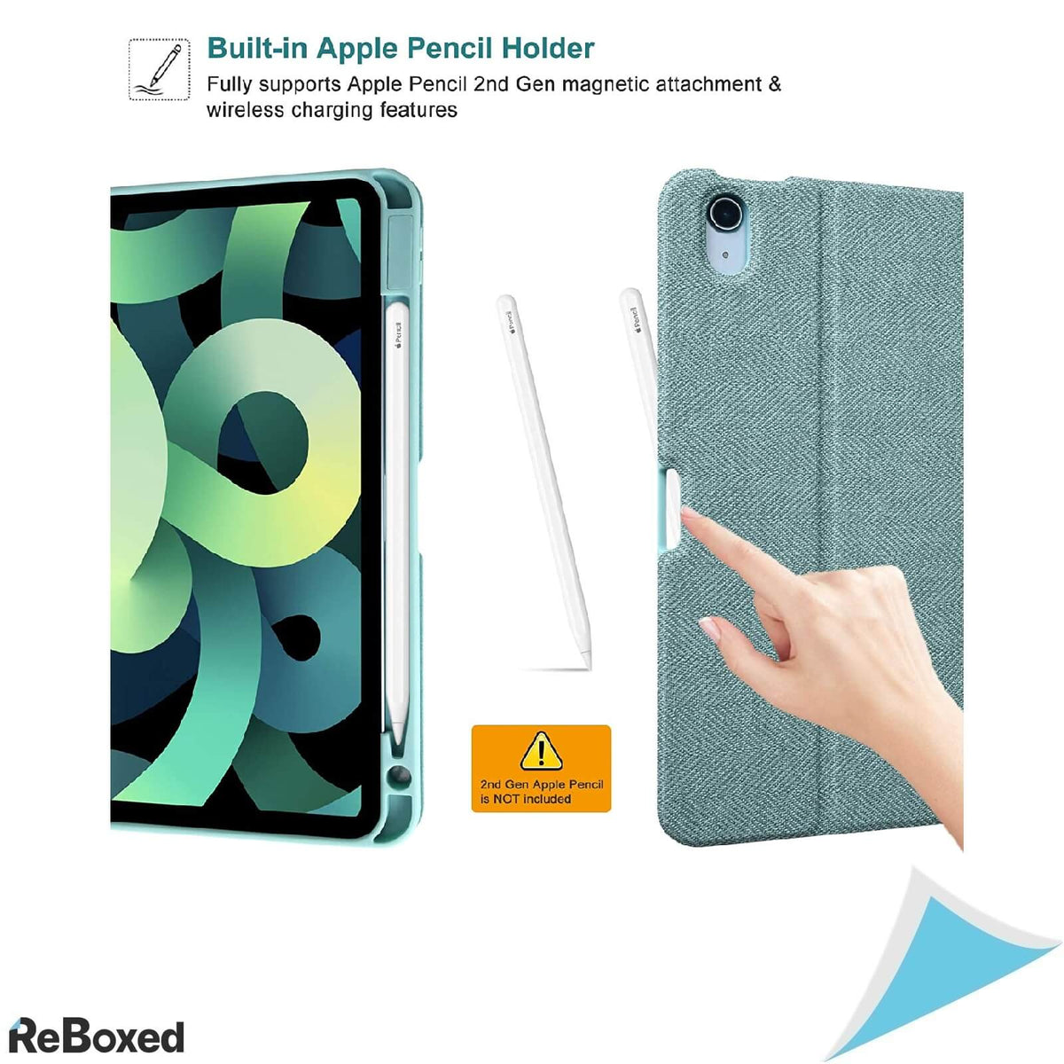 AmzCase Husa Apple iPad 10.9 Tastatura Bluetooth si suport Apple PEN