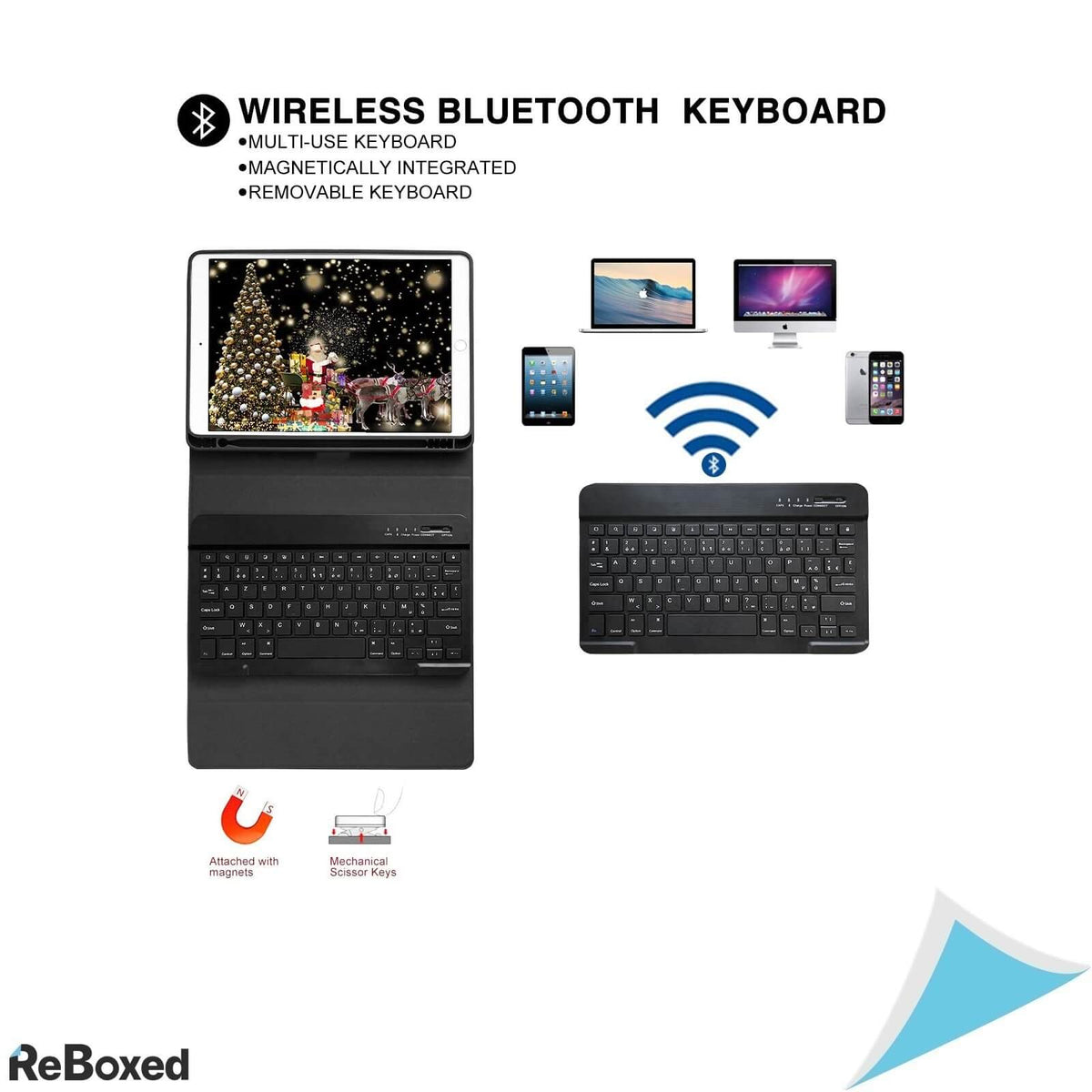 AmzCase Husa Apple iPad 10.2 cu Tastatura Bluetooth suport Apple Pen