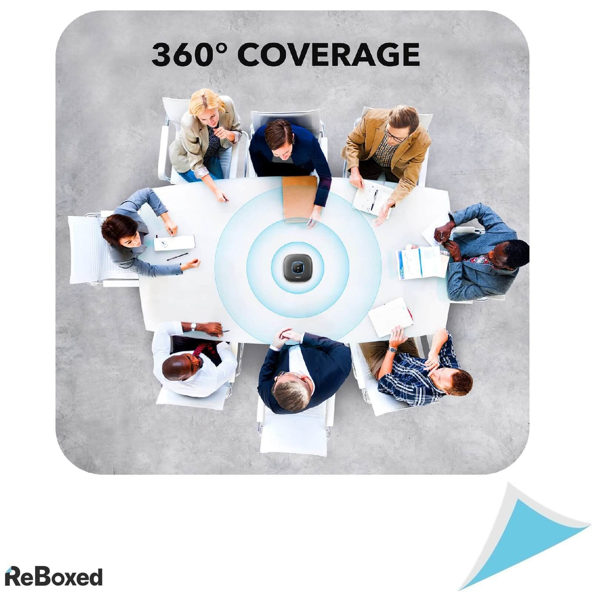 PowerConf Anker Difuzor Bluetooth Portabil 6 microfoane