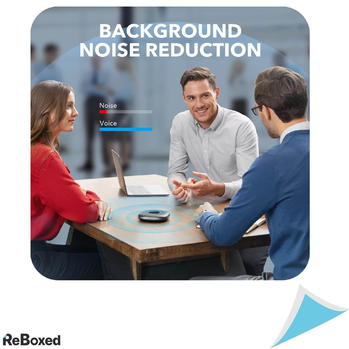 PowerConf Anker Difuzor Bluetooth Portabil 6 microfoane