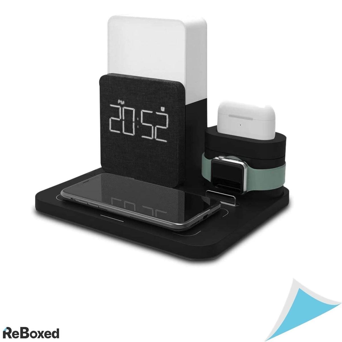 Anole Ceas Alarma Multifunctional 4in1 Incarcator Wireless Qi