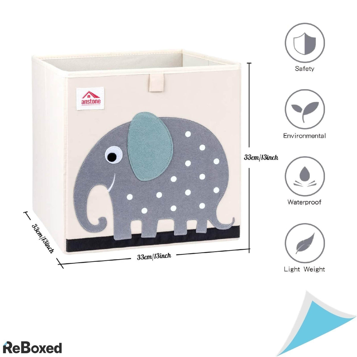 Anstore Cutie Pliabila Elefant Organizator Camera Copil
