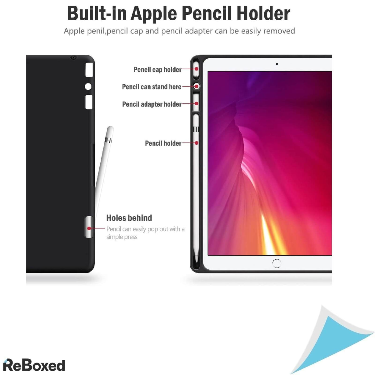 Antbox Husa Pentru iPad Air 3 iPad Pro 10.5 cu suport Pen Rosu