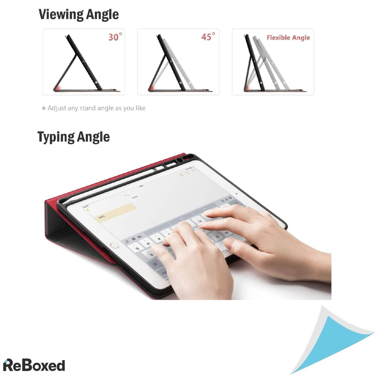 Antbox Husa Pentru iPad Air 3 iPad Pro 10.5 cu suport Pen Rosu