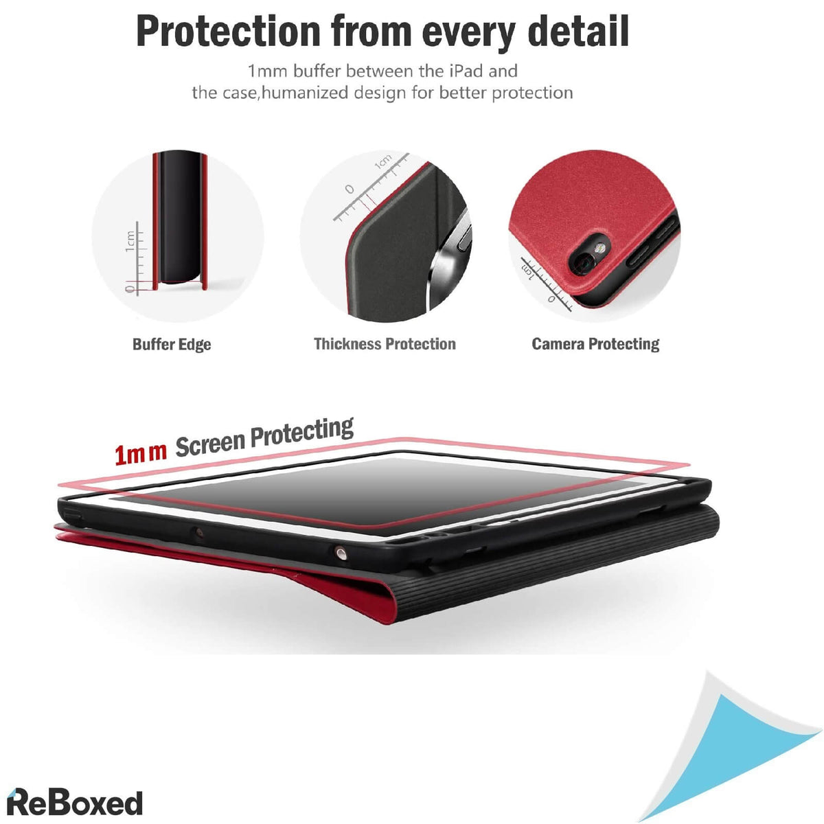 Antbox Husa Pentru iPad Air 3 iPad Pro 10.5 cu suport Pen Rosu