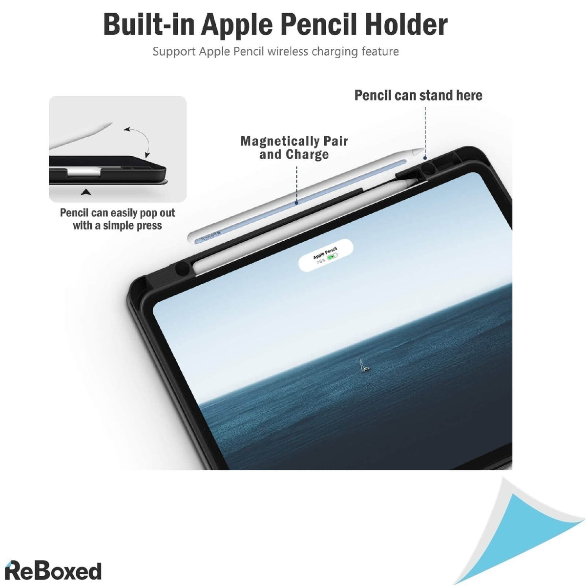 Antbox Husa Pentru IPad Pro 12.9inch 2018 2020 2021 Albastru