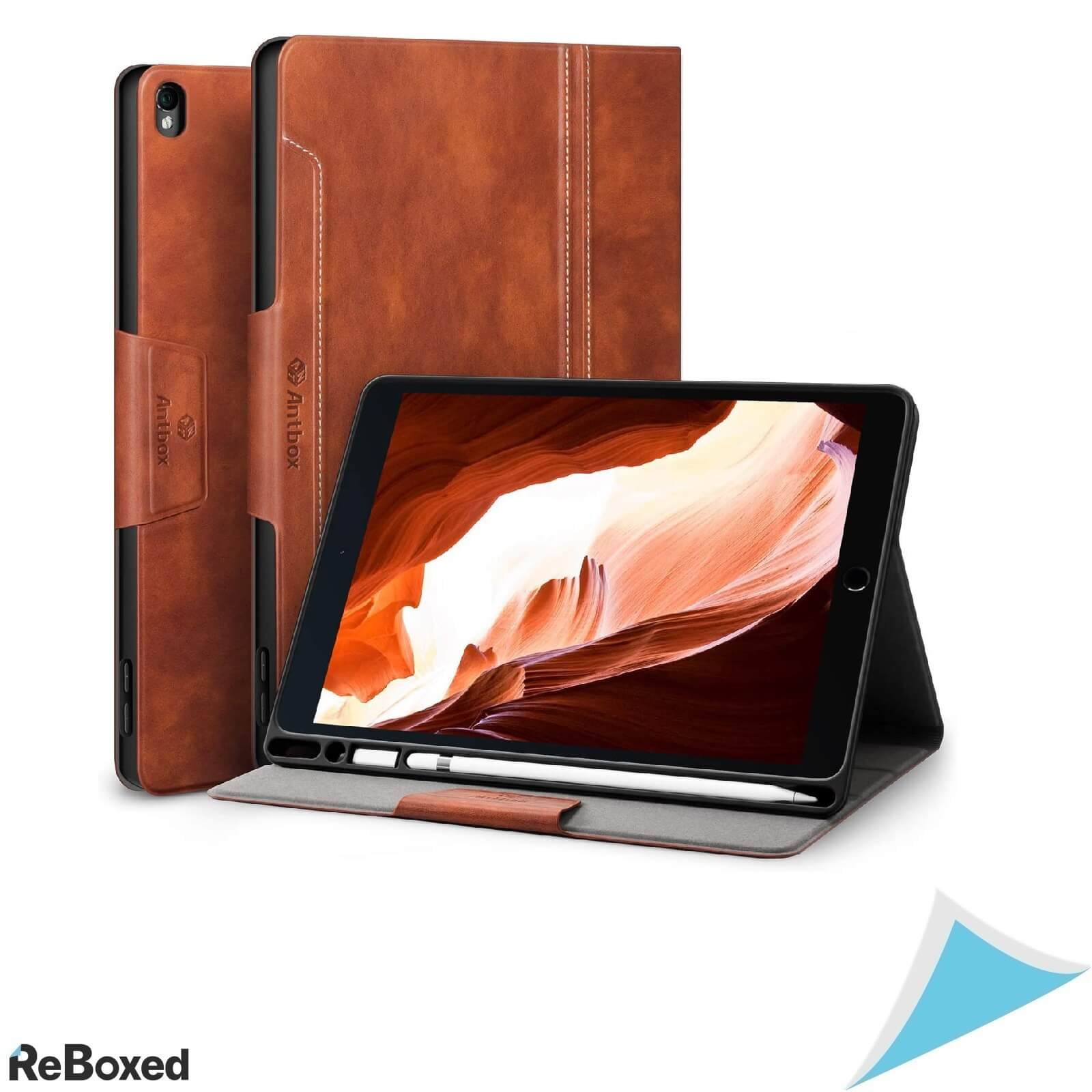 Antbox Husa Piele iPad 10.5 iPad Air 3 cu Suport Pen Maro