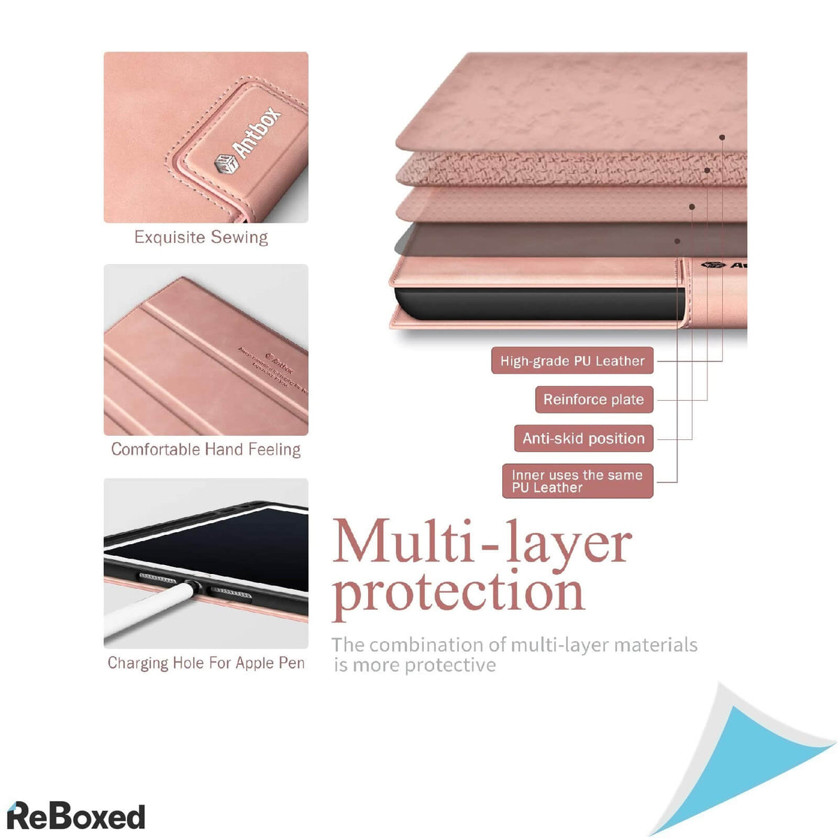 Antbox Husa Pentru IPad 10.2inch generatia 7 si 8 cu Suport Pen