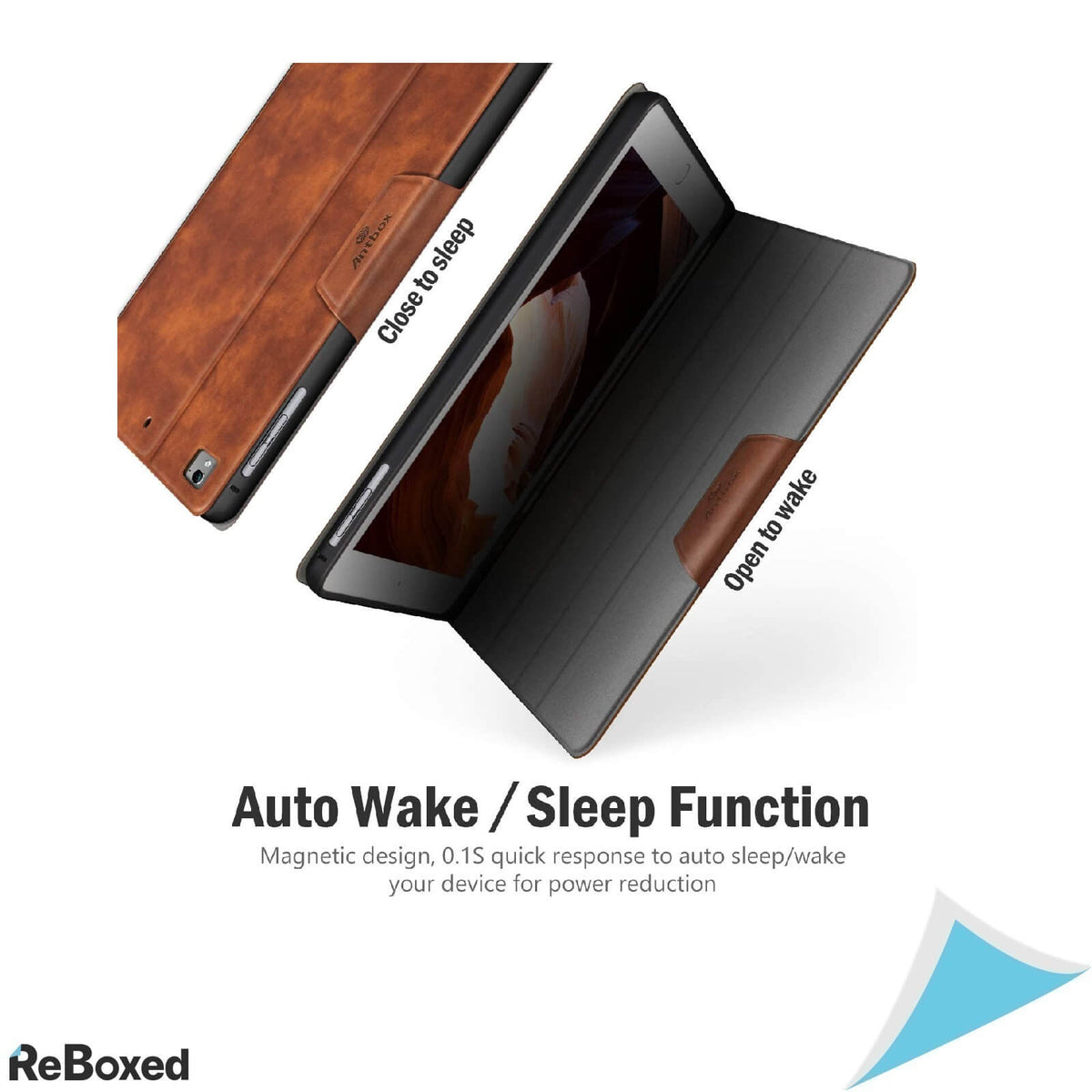 Antbox Husa pentru iPad Air 2 iPad Pro 9.7 cu suport Pen Maro