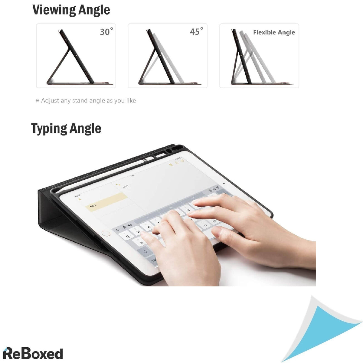 Antbox Husa Pentru iPad Pro 9.7 iPad Air iPad Air 2 Negru