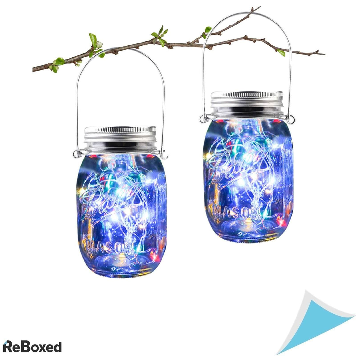 Aotlet Set 2 Lampi Solare pentru Gradina Senzor Rezistente Apa