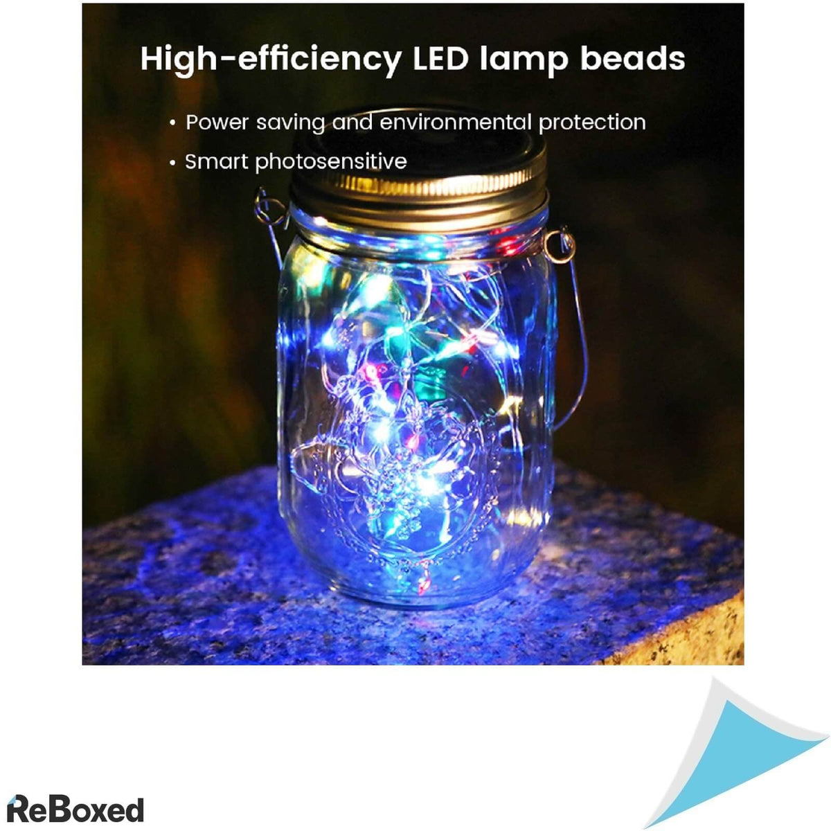 Aotlet Set 2 Lampi Solare pentru Gradina Senzor Rezistente Apa