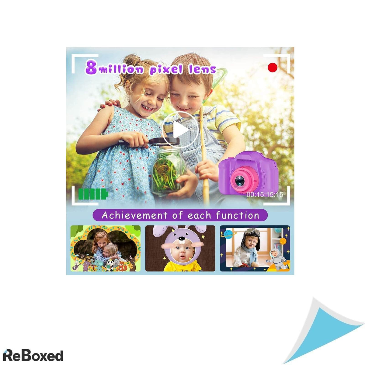 Aparat Foto Digital 1080p pentru Copii 4-6 ani Silicon Mov