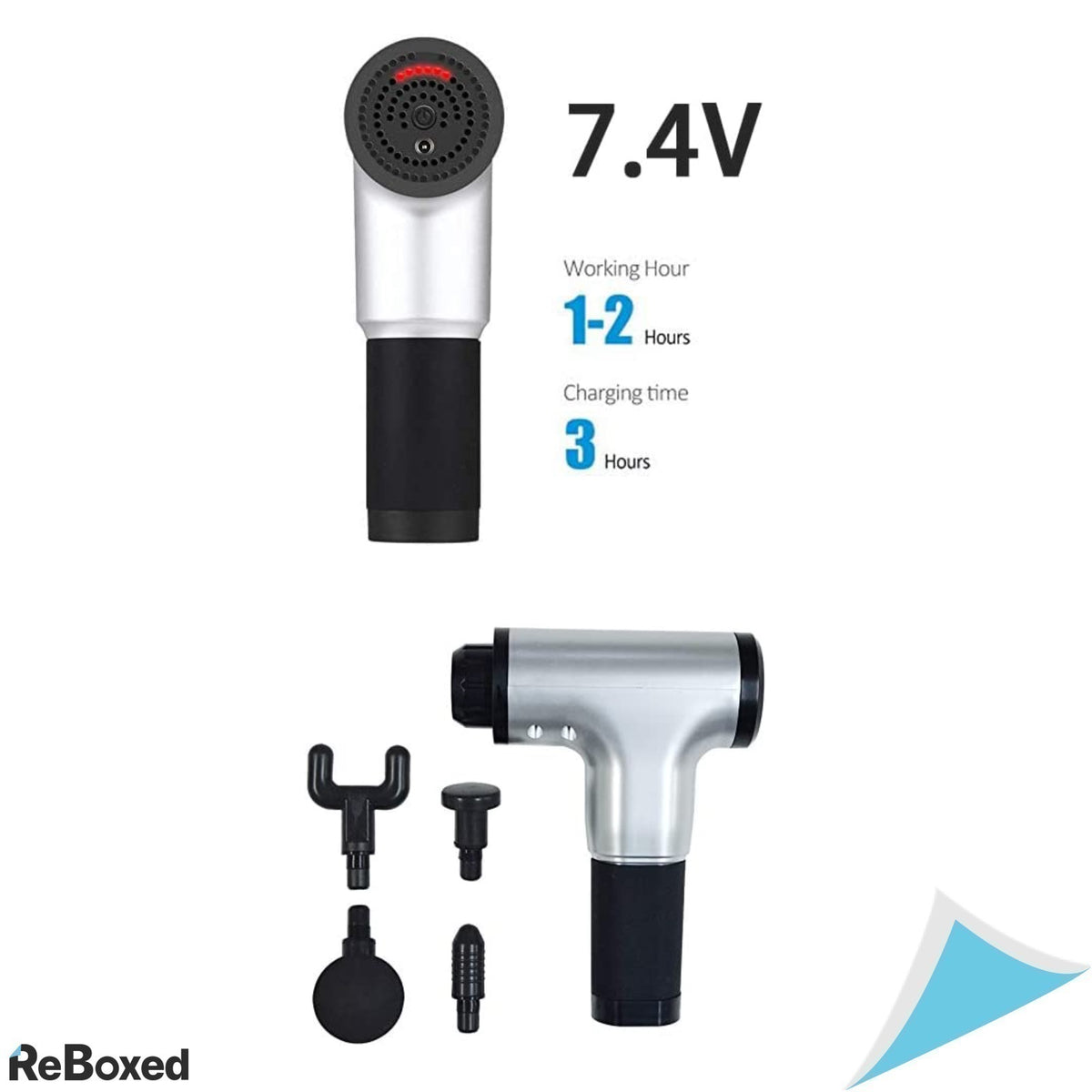 Aparat de VibroMasaj Muscular 4 Capete 6 Viteze 2000mAh