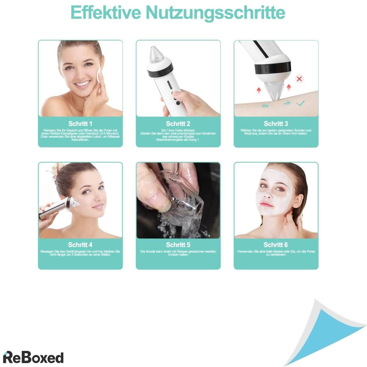 Aparat Vacuum Puncte Negre Pori Grasime Portabil USB