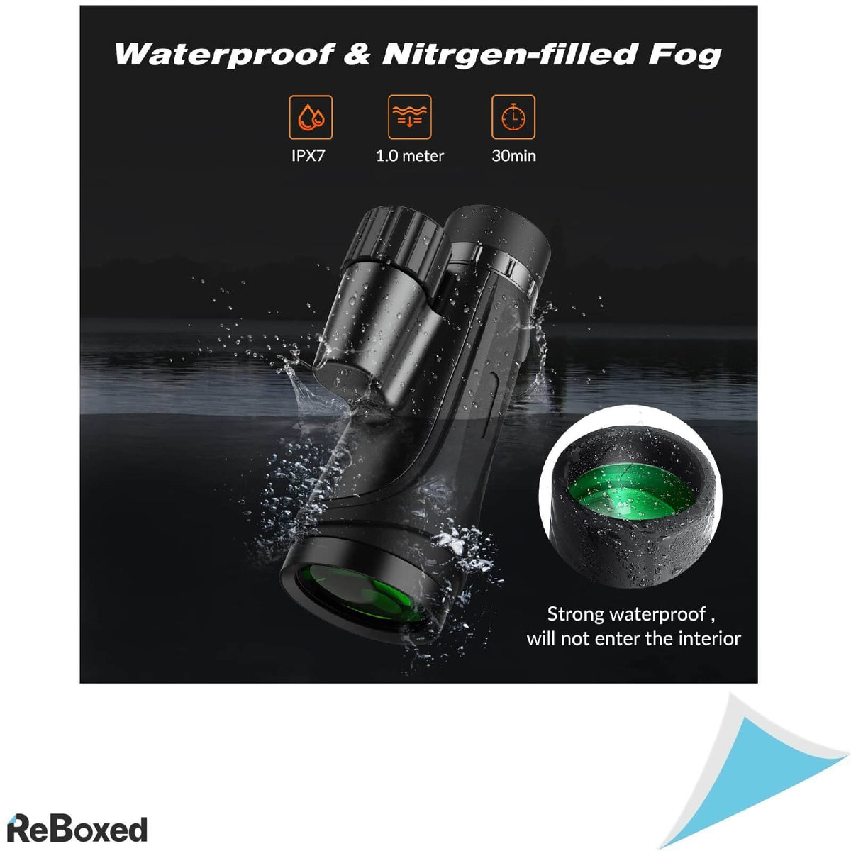 Apexel 12x50 ED Telescop Monocular 12X FMC BAK4 WaterProof