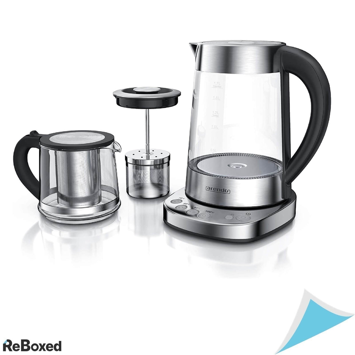 Arendo Fierbator Electric cu Infuzor pentru Ceai 1.7 litri 2400W